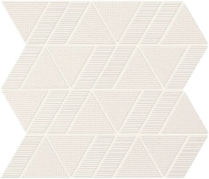 Aplomb White Mosaico Triangle 31.5x30.5